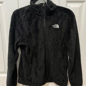North Face Fuzzy Black Jacket